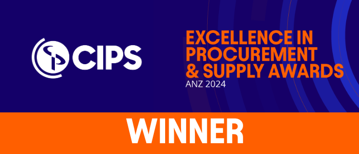 Winner of the Excellence in Procurement and supply awards, ANZ 2024